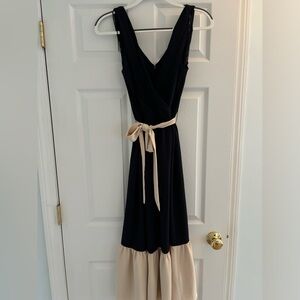 DKNY Navy Midi Dress